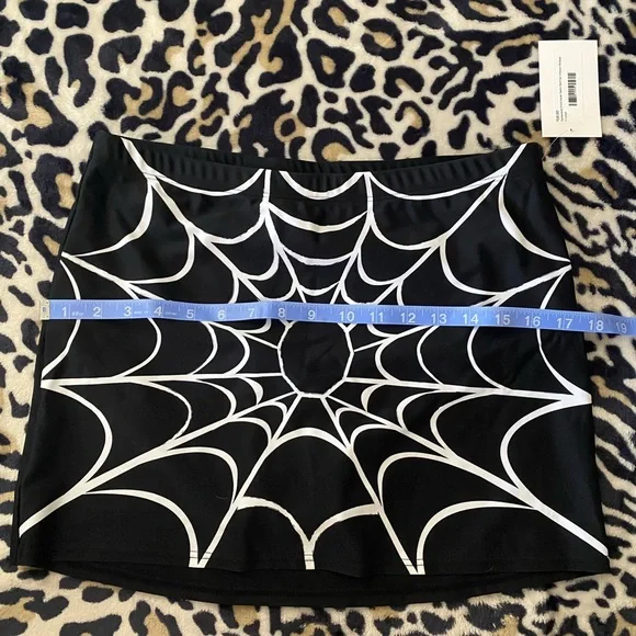Unique Vintage Spiderweb Swim Skirt - Picture 2 of 7